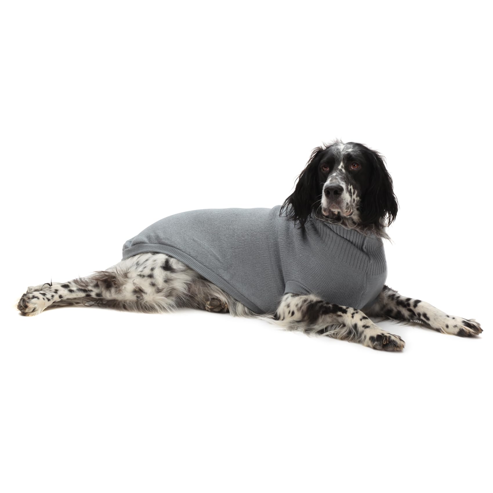 CROCI Moscow Turtleneck Sweater, 20 cm, Grey - Image 2
