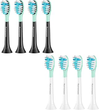 Aoremon Toothbrush Replacement Heads for Sonciare C3 - Brush Heads for Philips Sonicare 2 Series 3 Series ProtectiveClean 4100 5100 6100 DiamondClean FlexCare HealthyWhite G3 W3 C2 G2 C1