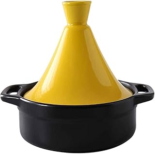 ZHHAOXINPA Casserole à Induction, Pot en Terre Cuite pour Cuiseurs à Vapeur dans des Bouilloires en Céramique Pot en Terre Cuite pour Ragoût Pendant La Cuisson Lente Pot De Tajine