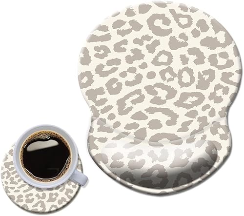 Miniatura 7 de Alfombrilla de mouse con soporte para muñeca, antideslizante, reposamuñecas para oficina, computadora, laptop y Mac, duradera, cómoda y ligera,