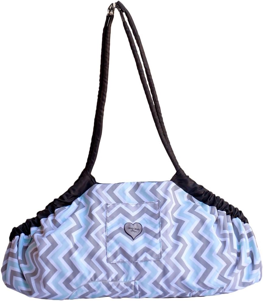 5 in 1 Diaper Tote Bag, Peek-a-Blue