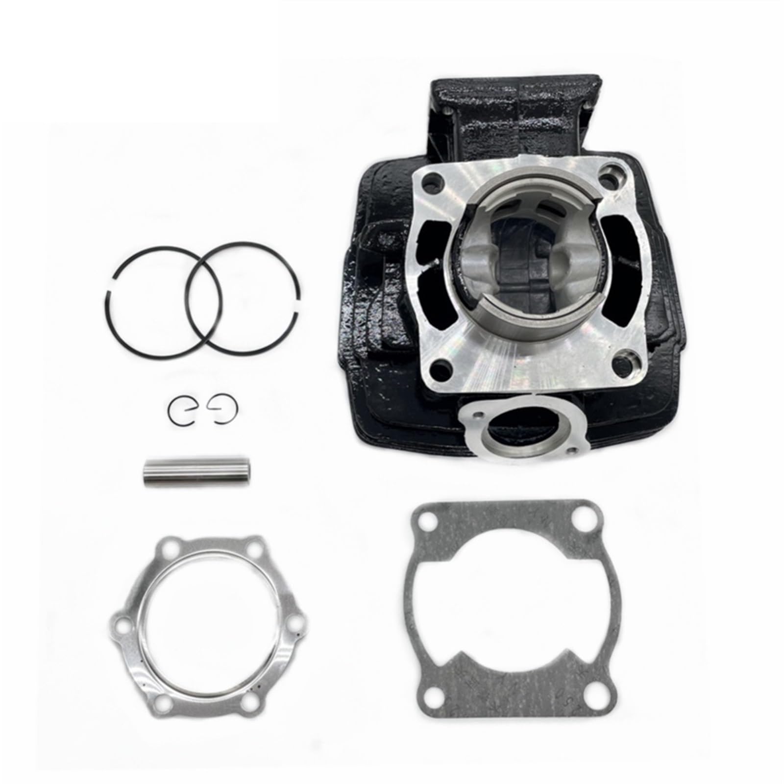 Pieza DE Recambio Kit de Juntas de Anillo de pistón de Cilindro de 66 mm Fit For Accesorios de Motor de Motocicleta Compatible con DT175