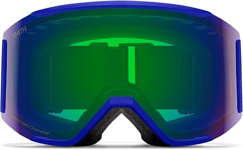 Vista 55 de SMITH Squad MAG - Gafas con lente ChromaPop, tecnología de cambio de lente fácil para esquí y snowboard, para hombres y mujeres Negro