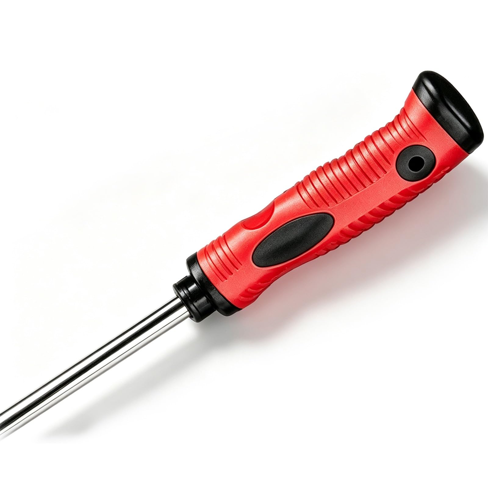 2 Stück scharfe J-Haken 7-7/8 bis 39-3/8 Zoll, mit weichem Griff | Rutschfestes Hebelwerkzeug aus rotem Edelstahl, 5/16 und 3/8 Zoll Schaft(10mm/0.4in Thick,100cm/39.4in)