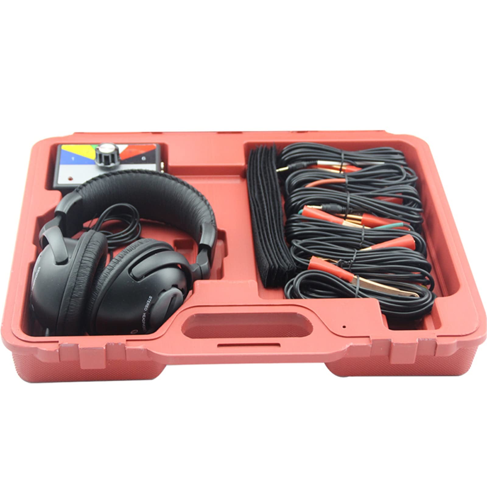 Estetoscopio Electrónico para Coche Kit De Estetoscopio De Seis Canales Motor De Coche Chasis Transmisión Sonido Anormal Instrumento De Diagnóstico Ruido Herramienta De Diagnóstico