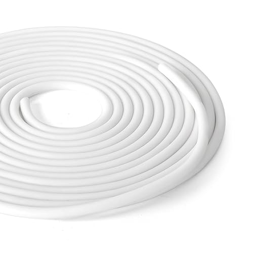 U0U Varilla de respaldo de 116 pulgada, varilla de respaldo blanca ahorradora de masilla para espacios y relleno de juntas de concreto, relleno de