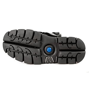 【NEW ROCK】 [M-285-S1] EU42 ANKLE BOOT BLACK TOWER M-285-S1