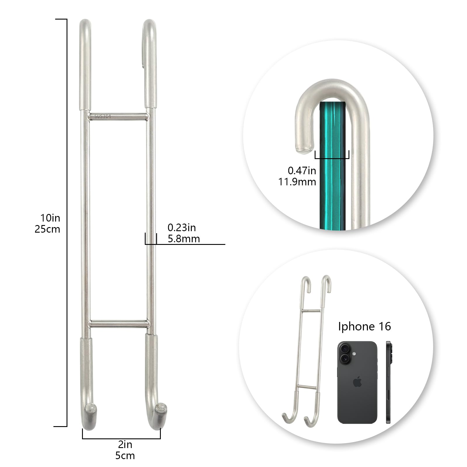 NINETREX Shower Door Hooks,Towel Hooks For Bathrooms NINETREX Shower Door Hooks,Towel Hooks For Bathrooms