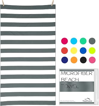 Your Choice Microfiber Beach Towel, Sand-Free Quick Dry Travel Towel, Oversized Compact Lightweight Recycled Towel for Pool Camping67"x35"/60"x30"