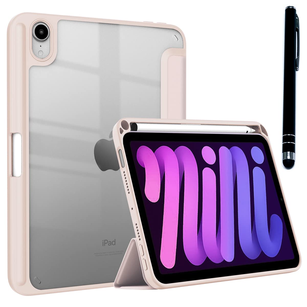 Amazon.co.jp: Appleペンシル収納ポケット タッチペン付き iPad mini6 