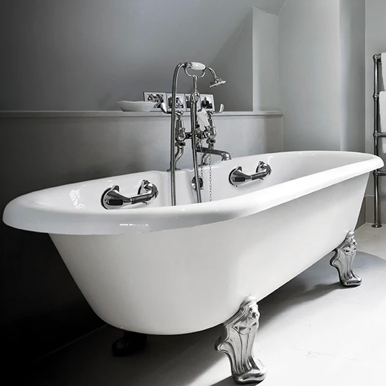 Avilia Maniglia di Sicurezza Antiscivolo per Bagno 29x9x11cm - Protezione e Stabilità per Anziani e Persone con Mobilità Ridotta | Installazione a Ventosa Facile e Sicura