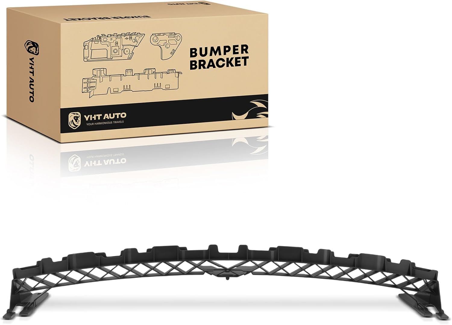 YHTAUTO Front Left or Right Bumper Bracket Compatible with Volkswagen Jetta 2011-2018 Sedan, Driver or Passenger Side