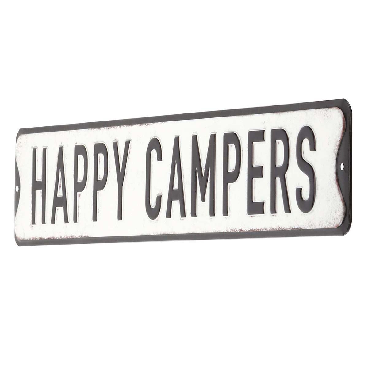Open Road Brands Happy Campers - Cartel en Relieve de Calle