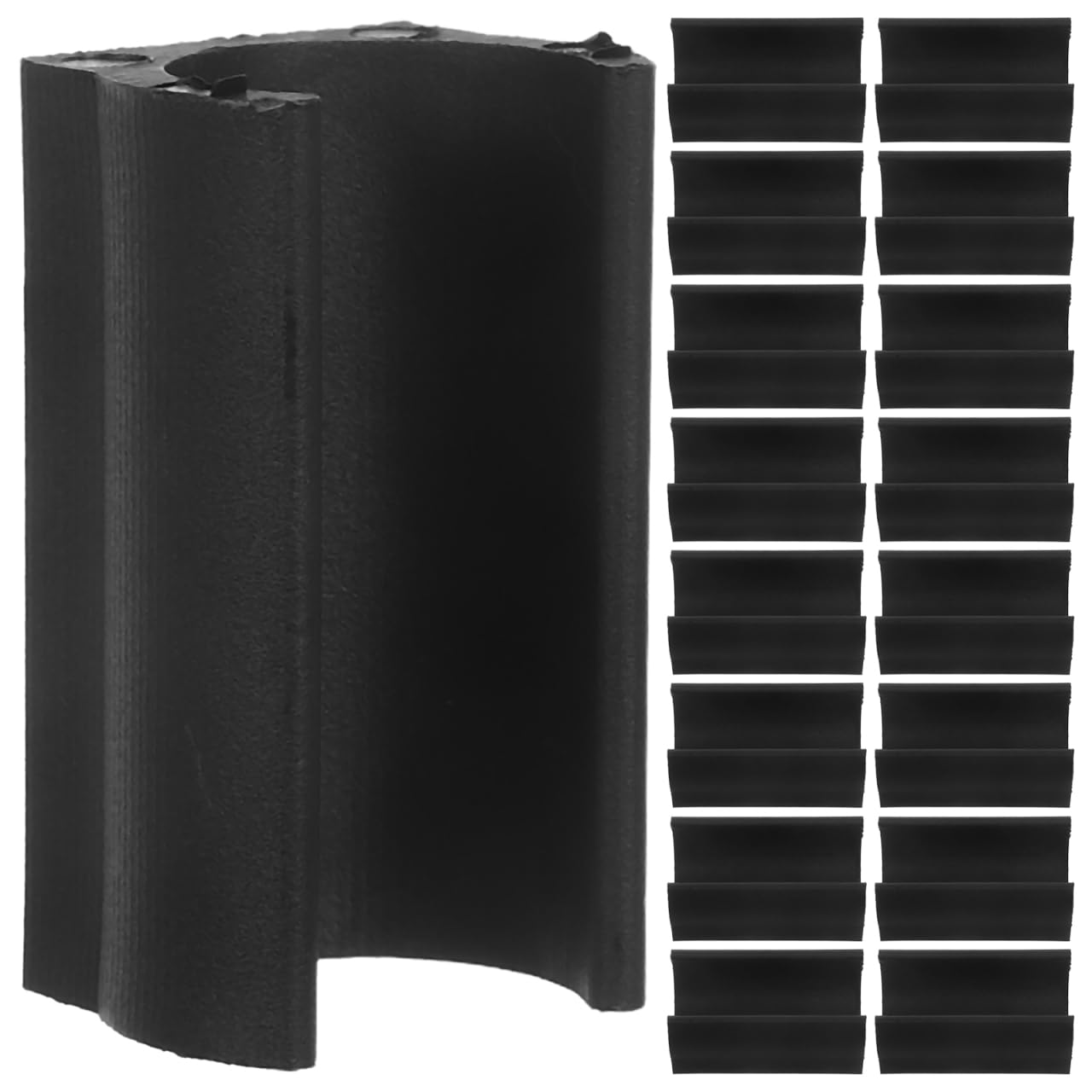 BESPORTBLE Bar Stool Floor Protector Non Slip Pads Leg Protectors Indoor Trampoline Rectangular 20pcs Anti Mat for Chairs Furniture Chair Ring Pad U Shaped Caps Feet Foot Glides