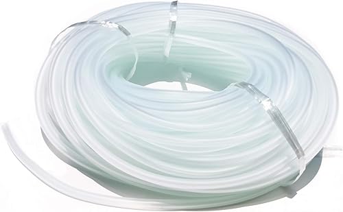 Miniatura 2 de ALEGI Tubería flexible estándar de 316 pulgadas con conectores para acuarios, terrarios e hidroponía (50 pies+40 conectores)