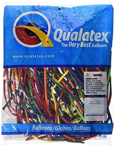 Pioneer Balloon Company 99320.0 Carnival Latex Assortment Balloons, Multicolor