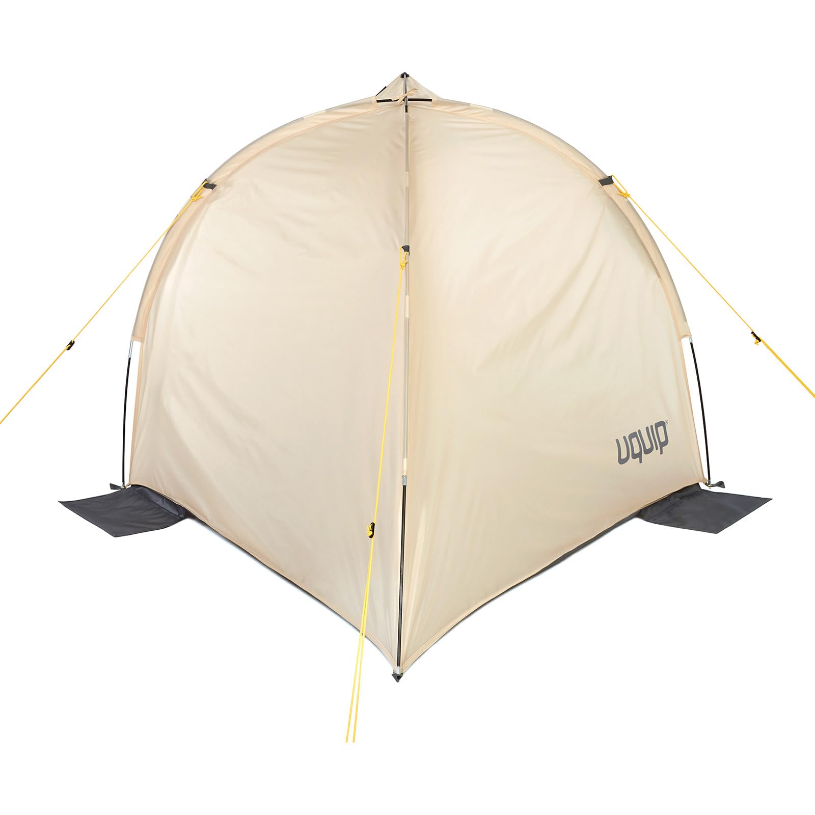 Uquip Tenda da spiaggia Shelly Sand I 165 x 140 x 120 cm, UPF 50+, tenda da spiaggia per proteggere da sole, vento e pioggia, tenda da spiaggia portatile, ideale per spiaggia, campeggio e picnic