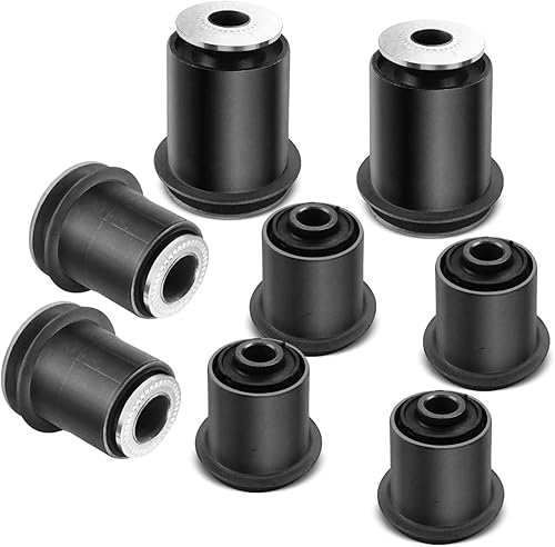 WayJun Buje de brazo de control superior e inferior delantero 8 piezas compatibles con GX470 2003-2009, 4Runner 2003-2009, FJ Cruiser 2007-2009,