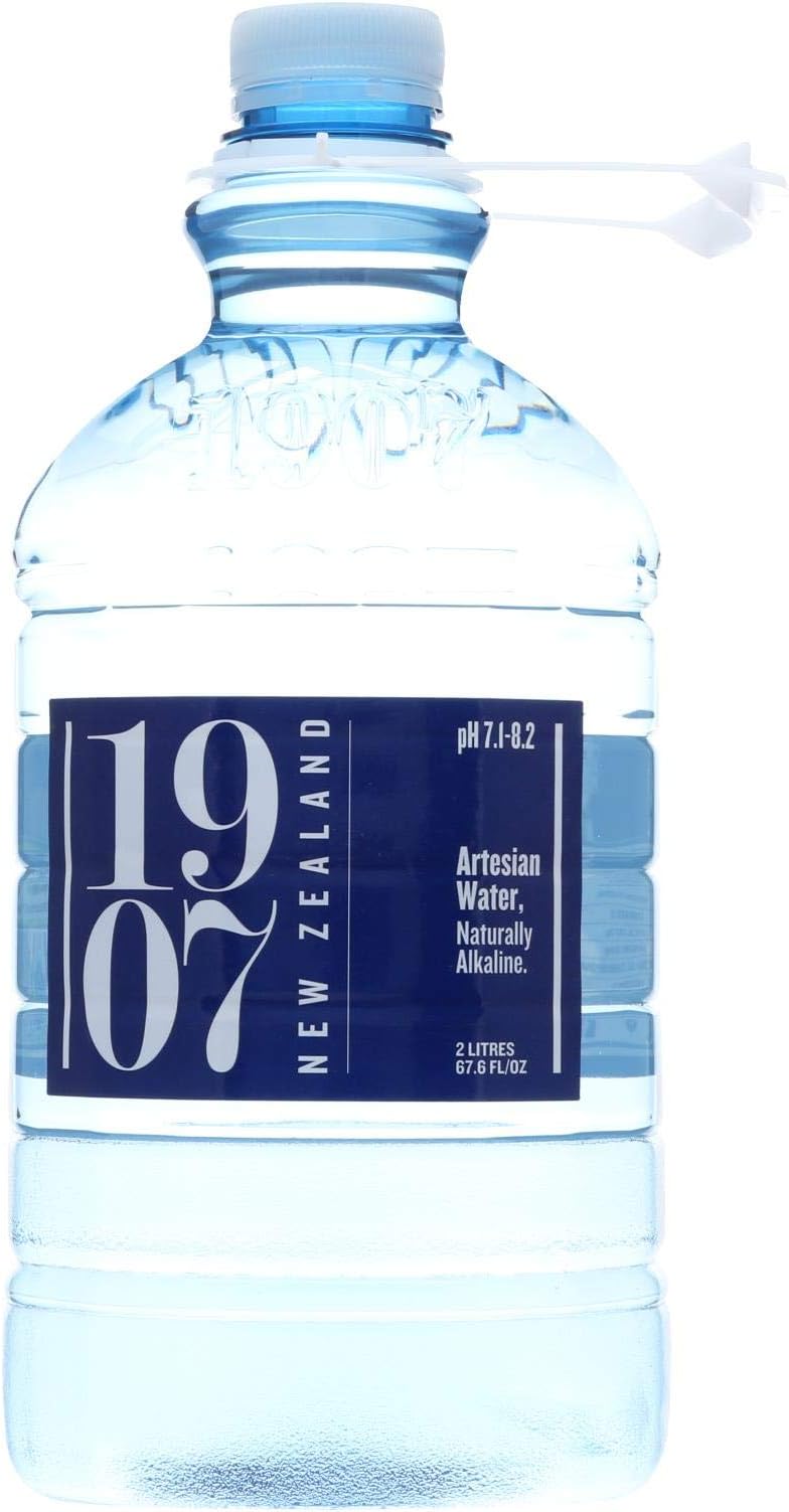 1907 New Zealand Artesian Water Bottles, 67.6 Fl oz., 8 Count