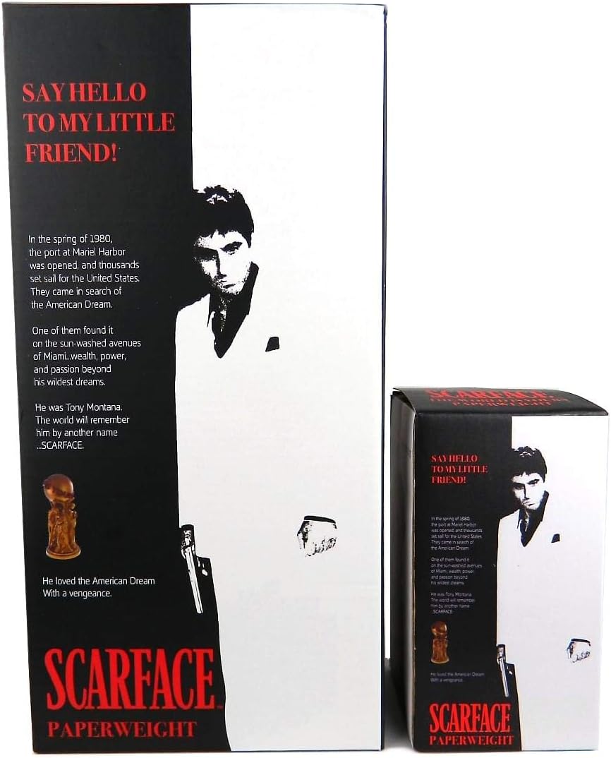 Scarface 5-Inch The World Is Yours Resin Statue - Premium Prop Movie Replica Collectible - Unique Gift for Birthdays, Holidays, House Warming Parties - Image 6