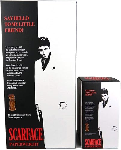 Miniatura 6 de Scarface 5-Inch The World Is Yours Resin Statue - Premium Prop Movie Replica Collectible - Unique Gift for Birthdays, Holidays, House Warming Parties
