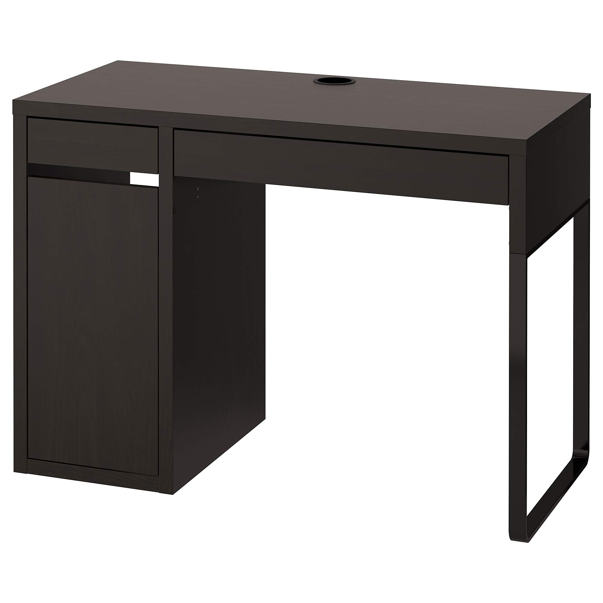 Bureau ProTuning MICKE brun-noir table ordinateur compacte 105x50
