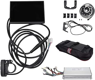 SUNGOOYUE Electric Bike Conversion Kit, 36V 48V 35A Sine Wave Bike Motor Controller with Light Line for KT LCD 8S Panel Set for 1500W Motor
