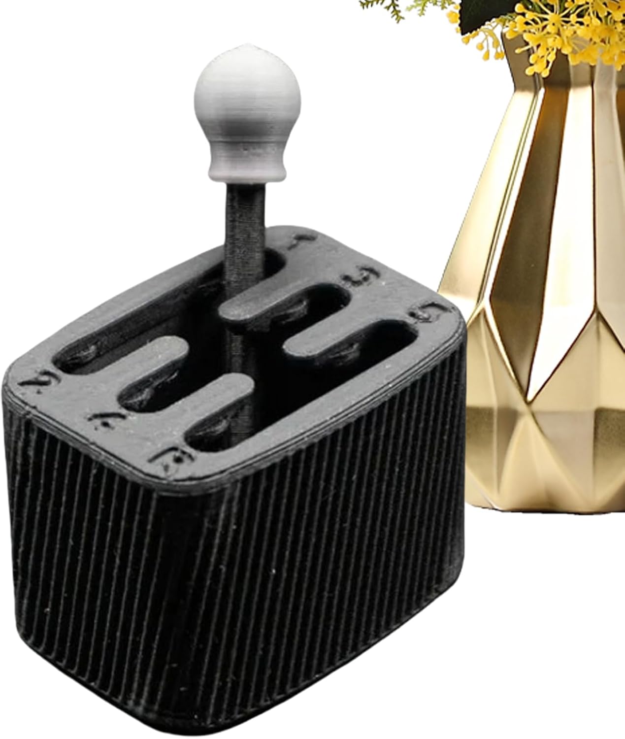 Gear Shifter Toy, Manual Shift Fidget, 3D Printed Sensory Toy, Decorative Desk Ornament, Fun Relaxation Tool, Stress Relief Accessory for Work School Home with Classroom Use