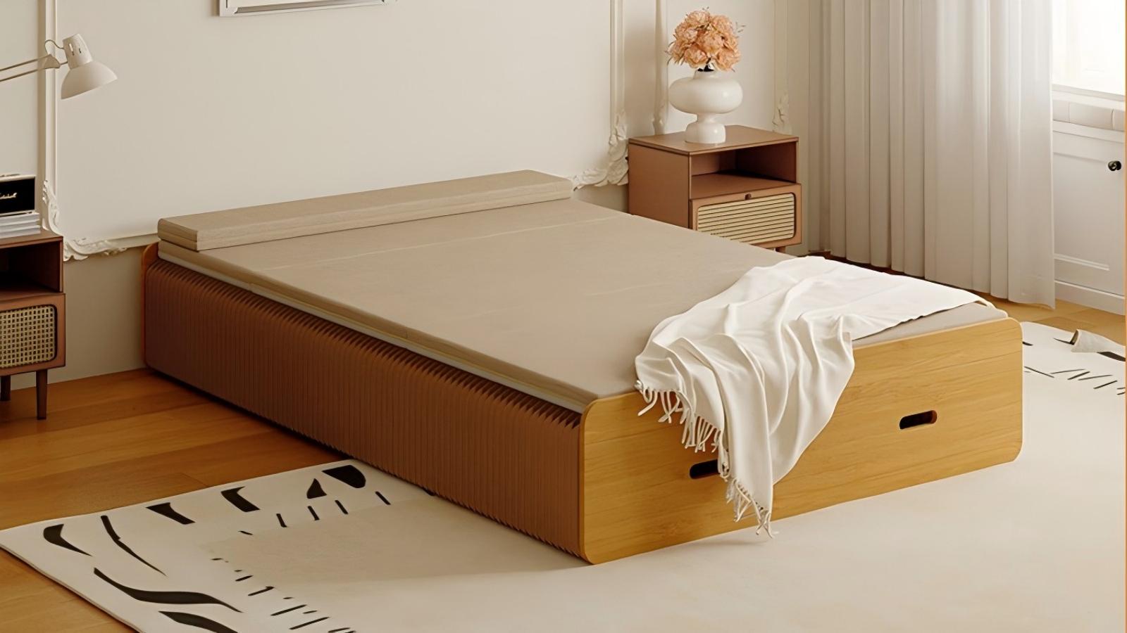 Amazon.com: NOONTIDE Folding Bed Twin XL-Paper Home Furniture with