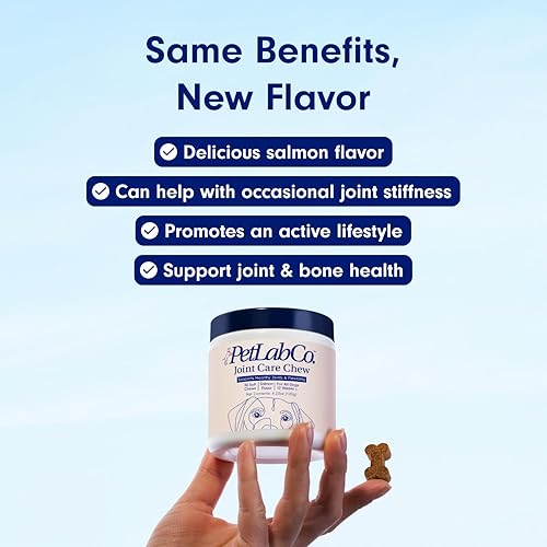 Vista 21 de Petlab Co. Masticables para el cuidado de las articulaciones para perros, altos niveles de glucosamina, mejillones de labios verdes, omega 3