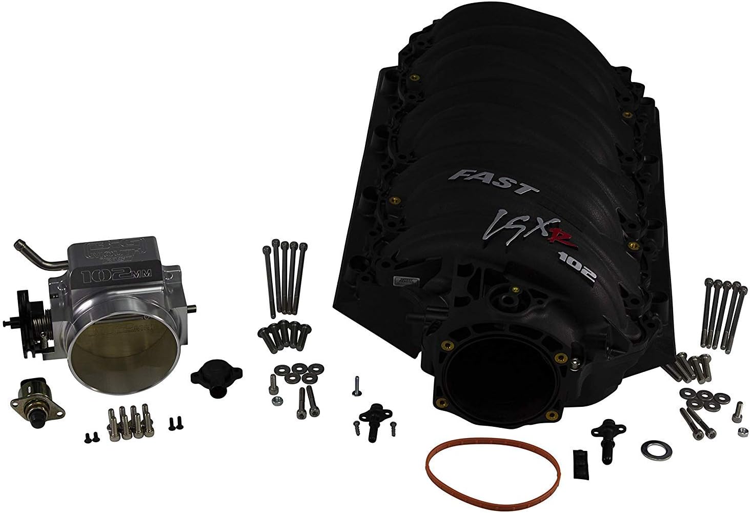 FAST LSXr 102mm LS1/2/6 Intake Manifold + 102mm Big Mouth Billet