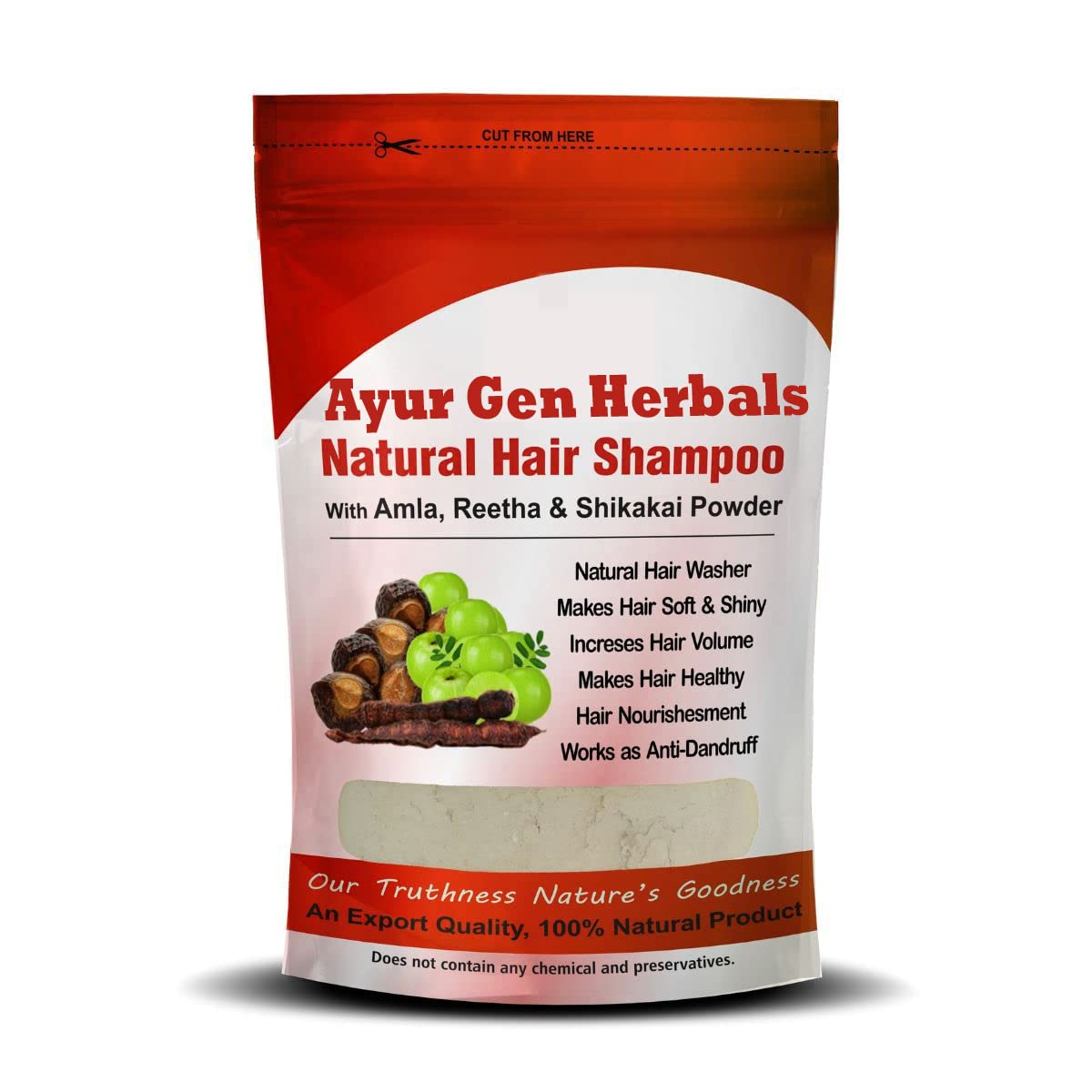 Amla Reetha Shikakai Powder for hair Scalp with AntiDandruff Treatment