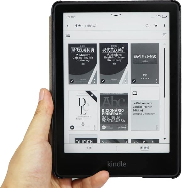 ZhaoCo Funda para Kindle Paperwhite de 6,8 Pulgadas 11.ª Generación 2021 y Kindle Paperwhite Signature Edition E-Reader con Auto-Sueño/Estela - Verde Azulado - 3