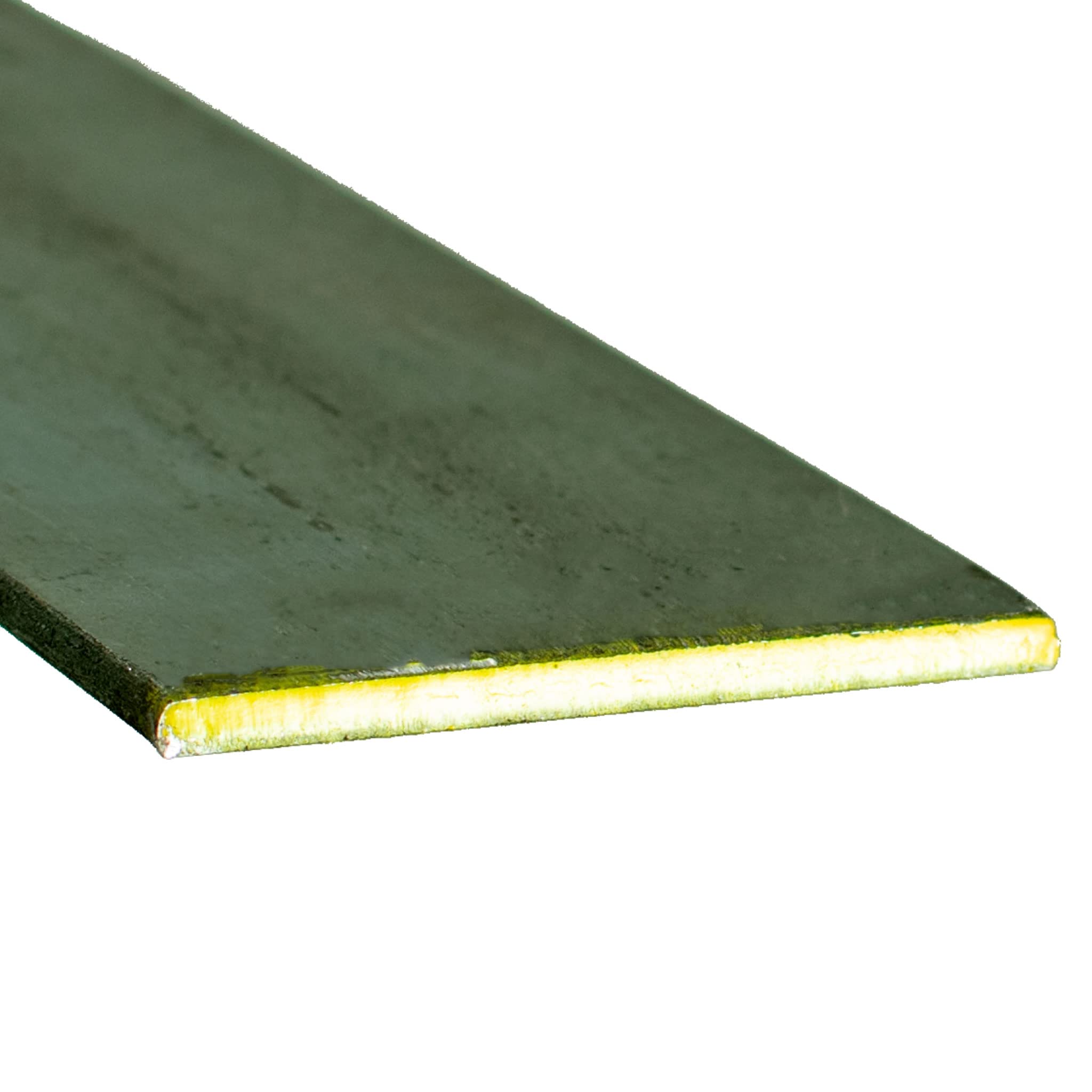 Solid Flat Bar Steel Plate - Hot Rolled - Plain Raw Material Metal Stock - 1/8'' Thick (1FT, 2in)