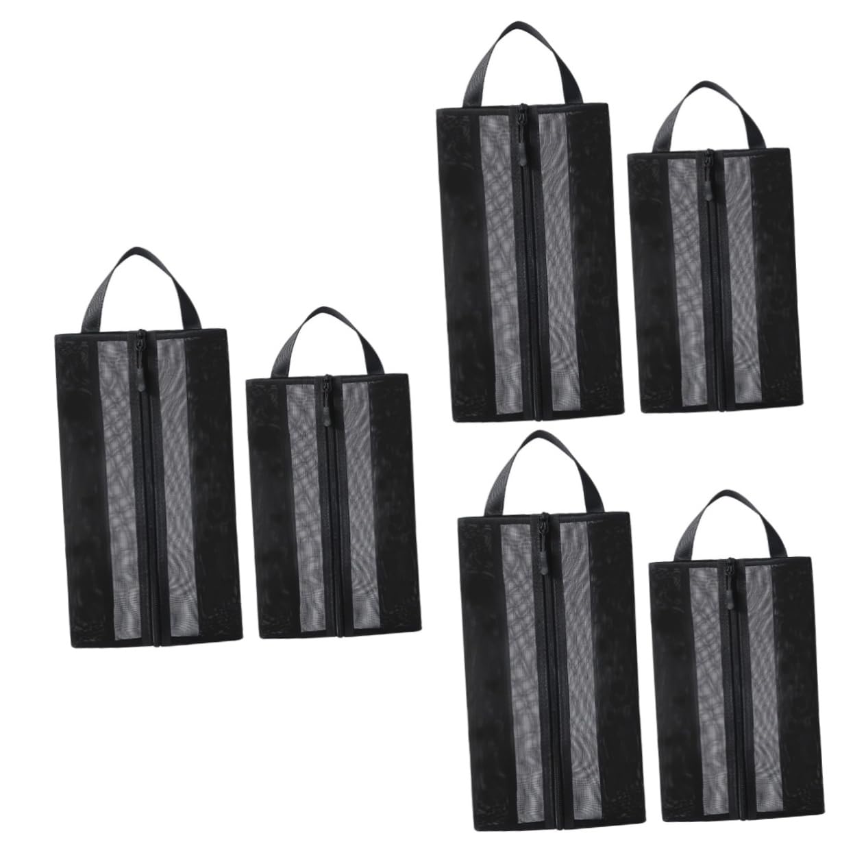 LIFKOME 3er-Set Schuh-Tragetasche Für Damen Tragbar Netz-Aufbewahrungstasche Reisezubehör Für Schuhe Handtasche 2 Stück X 3