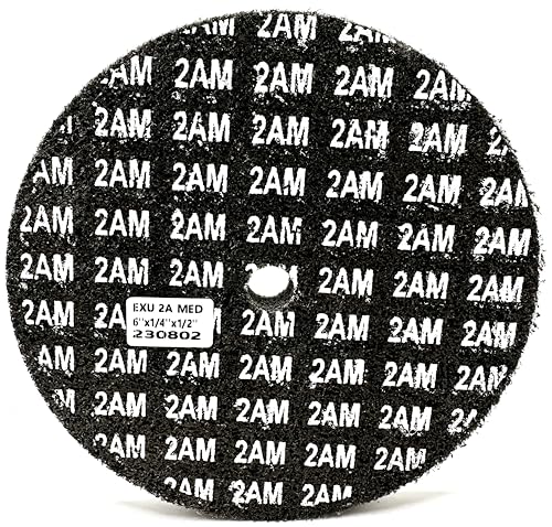 Image of EXL Unitized Wheel, Silicon Carbide, 6 inch Diameter x 1 /4 inch Wide x 1 /2 inch Arbor, 2A Medium | 17498 | (Pack of 1)