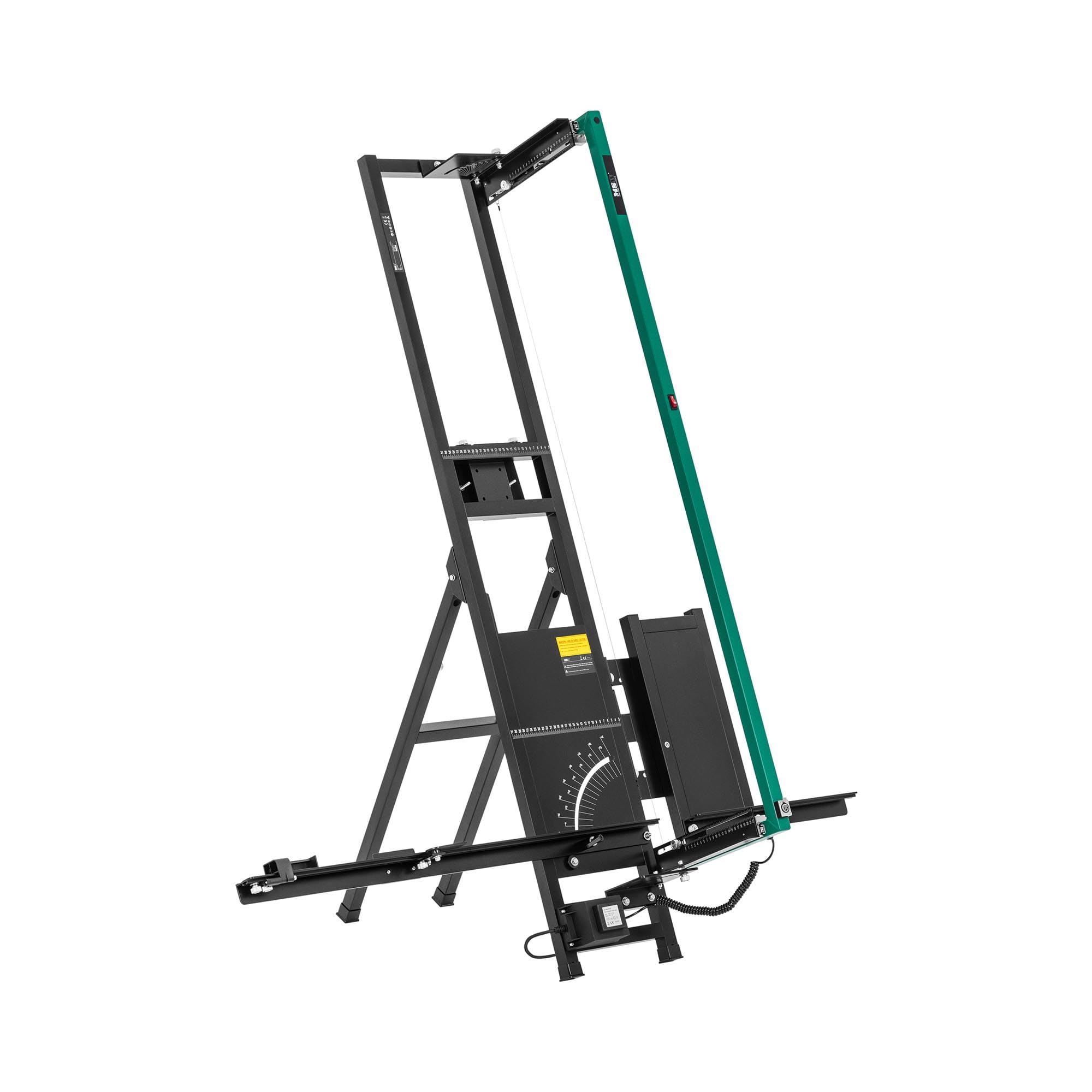 MSW przecinarka do styropianu 200 W 1350 mm z podstawką, uchwytem rusztowania, drutem, 5 zacisków styropianowych i tarnikiem do cięcia gorącego drutu, do styropianu, piła termiczna