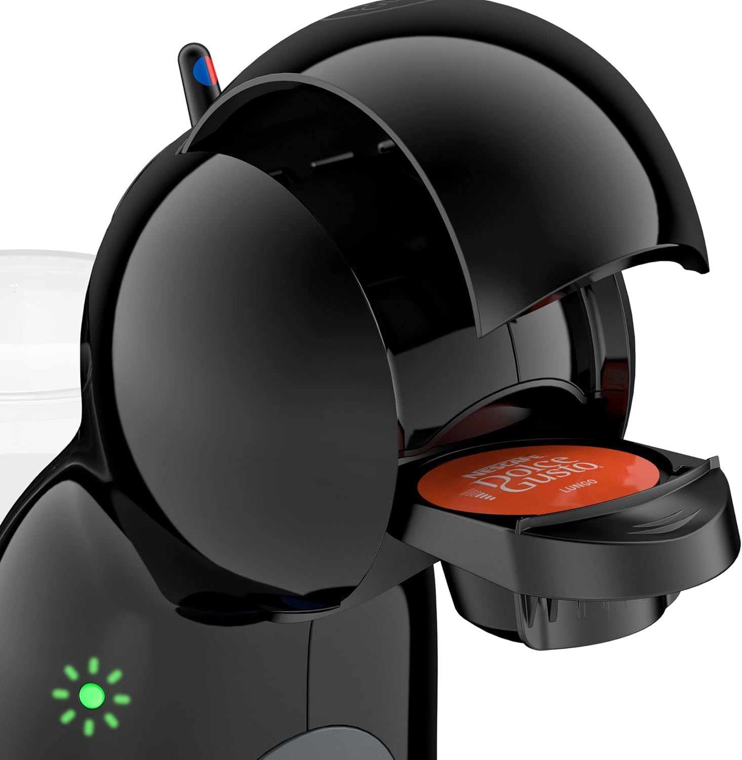 Krups Nescafé Dolce Gusto Piccolo XS, Cafetera de cápsulas de 15 bares, 0,8L capacidad, Espuma Cremosa y Calentamiento Rápido en 40s, Modo eco, Color negro, Incluye 3 packs de café, KP1A3BCAS