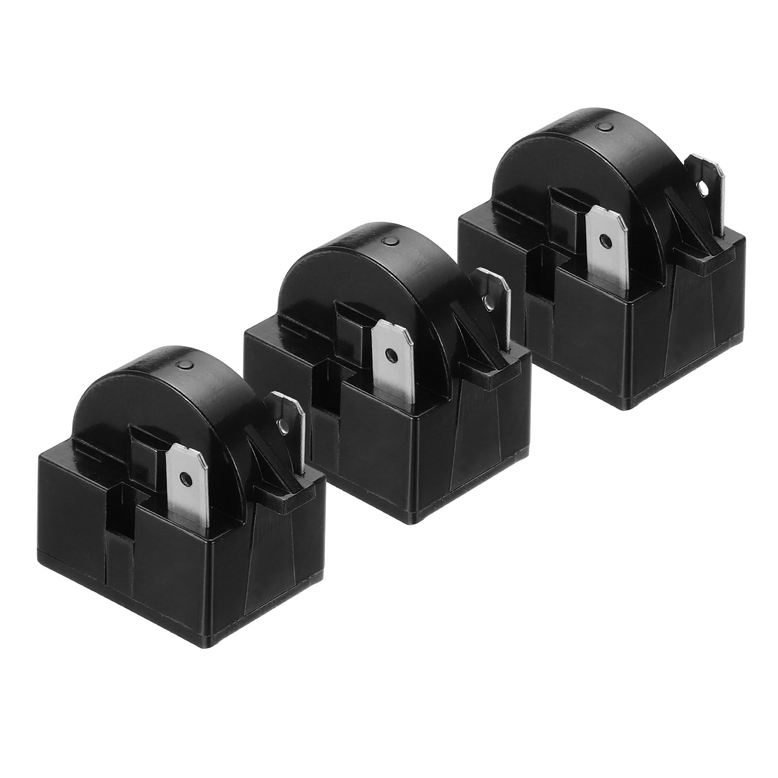 Muiltvoe 3pcs PTC Refrigerator Starter Relay, 15 Ohm 2 Pin Fridge Compressor Start Relay