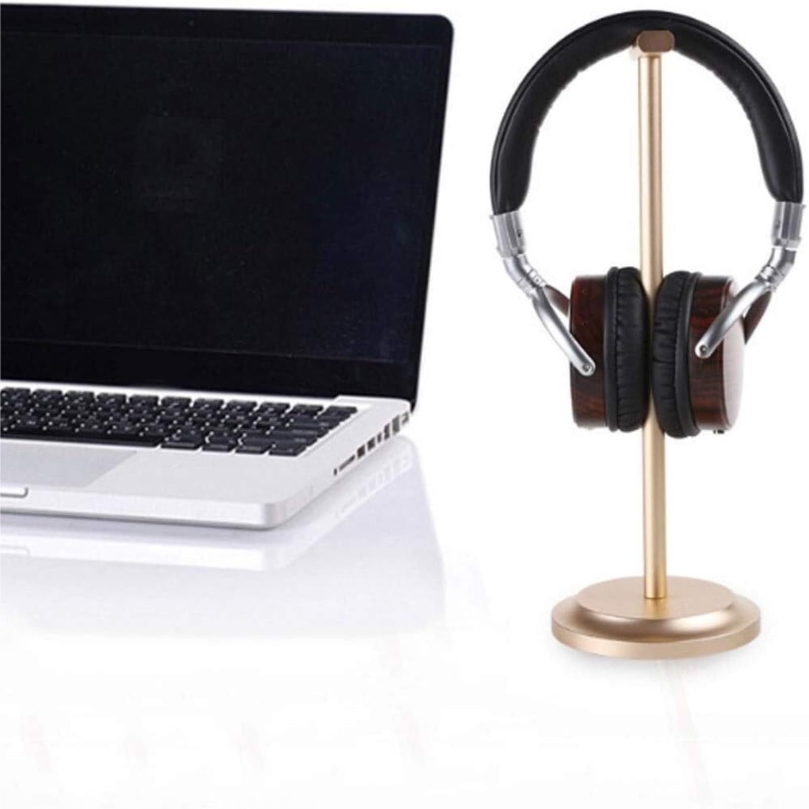 Gaming Accessori Supporto per Cuffie Supporto per Cuffie in Lega di Alluminio Supporto per Cuffie Supporto per Cuffie da Gioco per PC Stand Over-Ear da Gioco(Sliver)