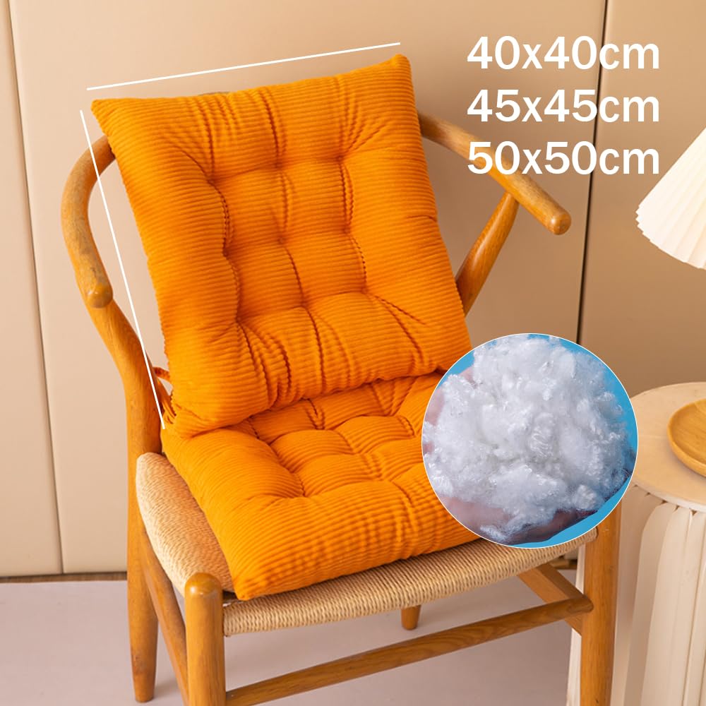 Gerippte Premium-Kissen aus Samt mit rutschfesten Bändern, quadratisches Plüschkissen für Kinder und Erwachsene, gemütlich, weiche Kissen für Sofa, Hellgrau, 50 cm