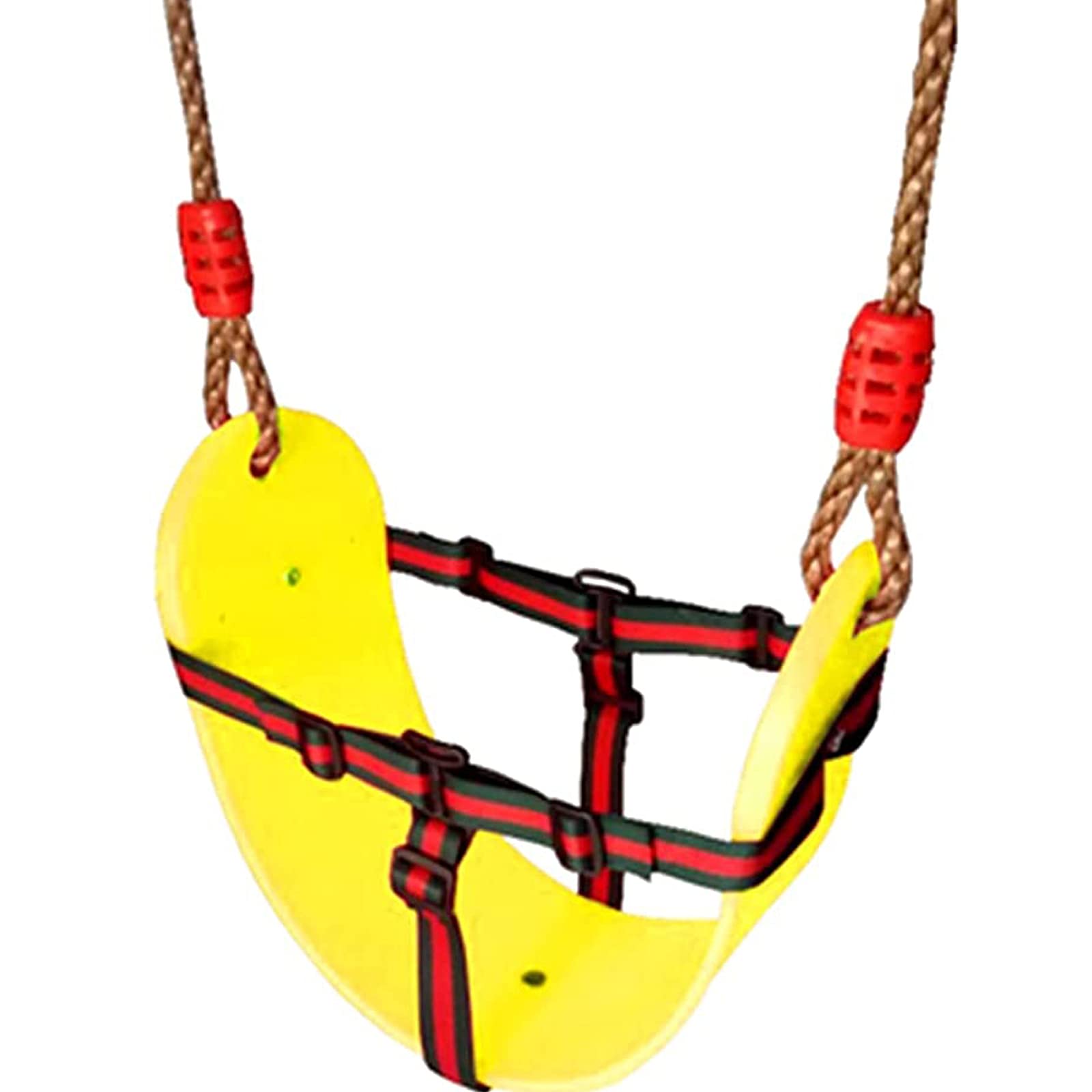 AAGAZA Swings Seats, Children's Outdoor Garden Soft Swing Indoor Kindergarten Game Toy, Quick Installation Load-Bearing 150kg, 66.5x14cm/2236 (Color : Yellow, Size : Style 1)