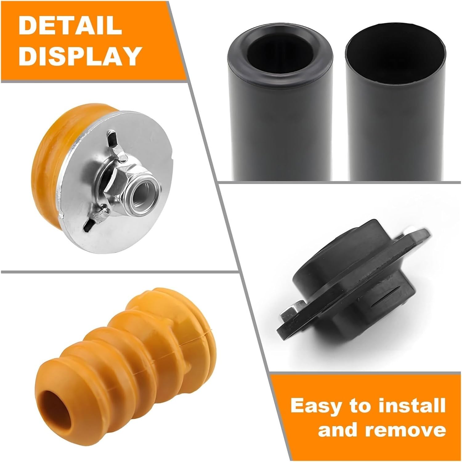 Rear Upper Lower Shock Mount Kit Fit For BMW E81 E88 E82 E90 E92 Shock Absorber Sealing Grommets Bump Stop