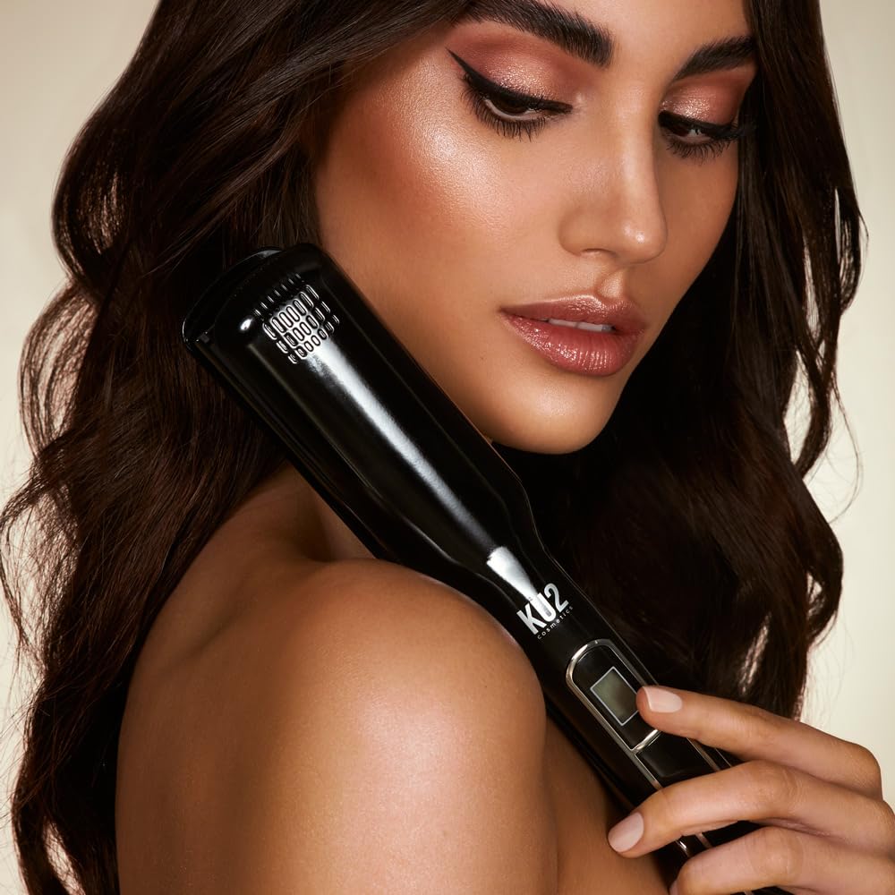 KU2 Cosmetics Haarglätteisen Bold, Extra breite 37 mm Keramik-Platten