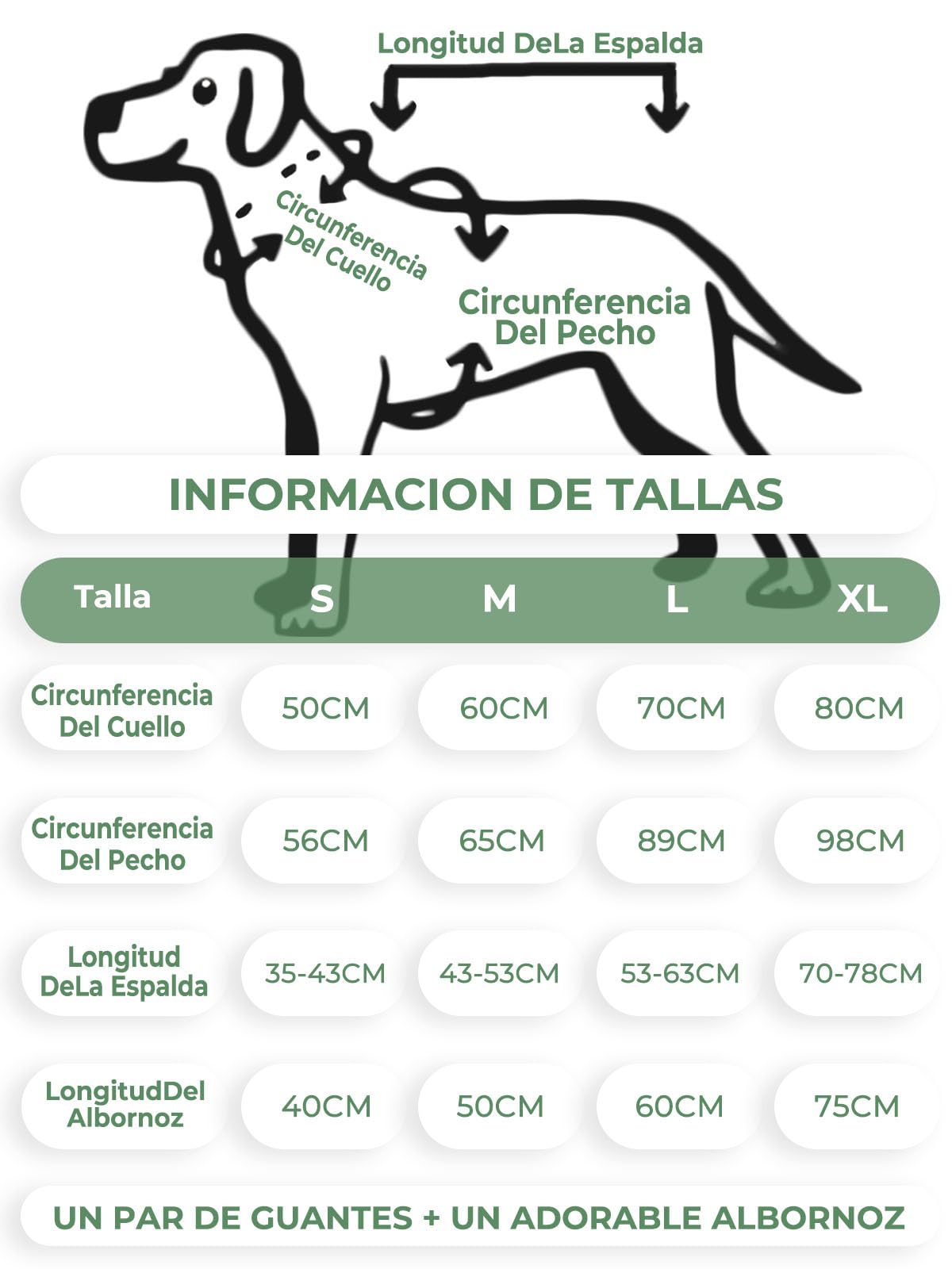 Albornoz para Perros Microfibras Albornoz, Bibykivn Toallas para Perros Gatos Ajustable, Secado Rápido Bata de Perro con Velcro, Absorbente Perros Toallas para Baño o Lluvia (L, Verde)