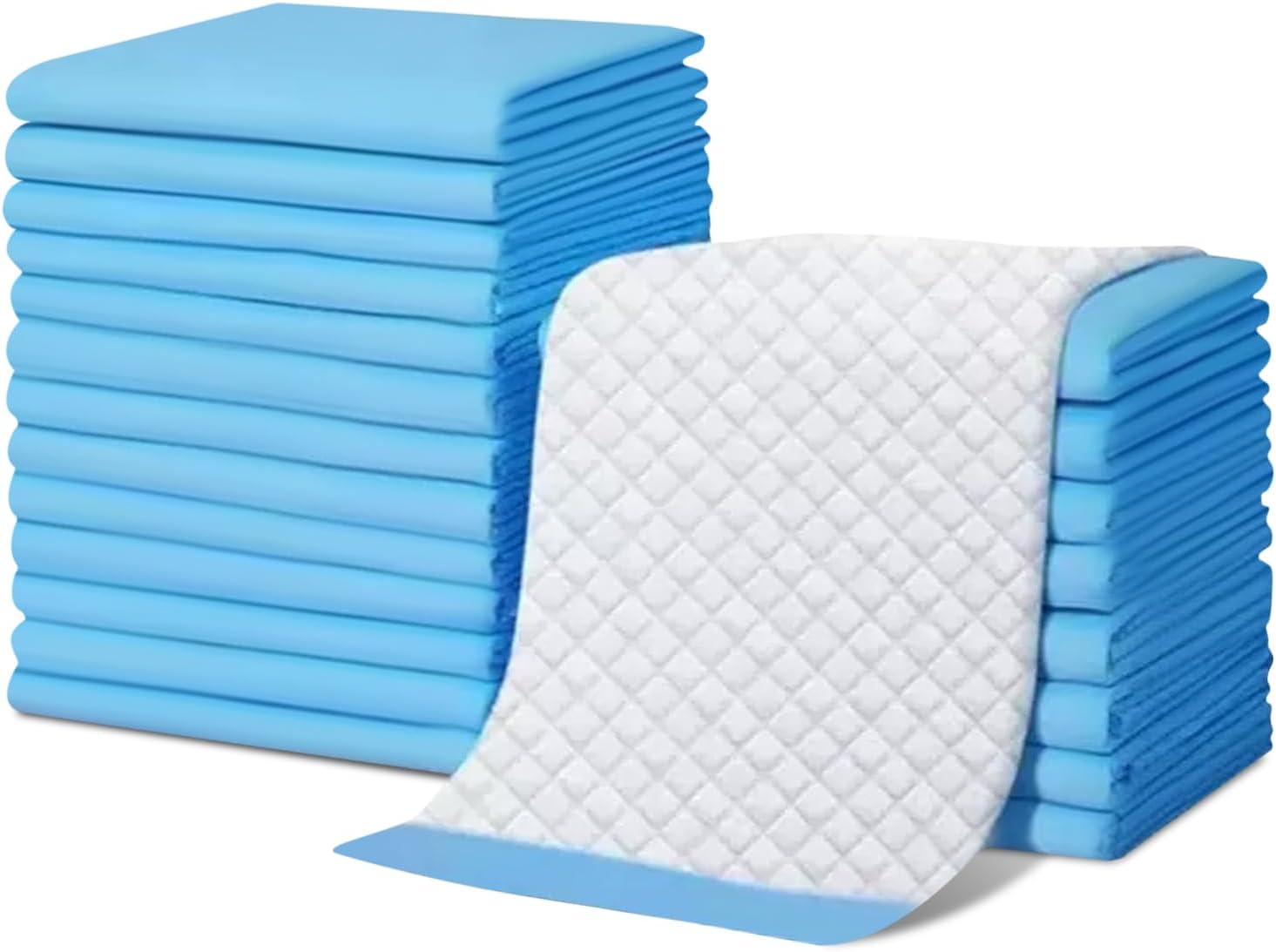 iTimeless Creations iDry Protective Disposable Under Pads 23"x35" Bed Liners, Incontinence Pads, Changing Pads, Chux Pads, Period Sheet Pads, Pee Pads (25 Pads) (4 Packs)