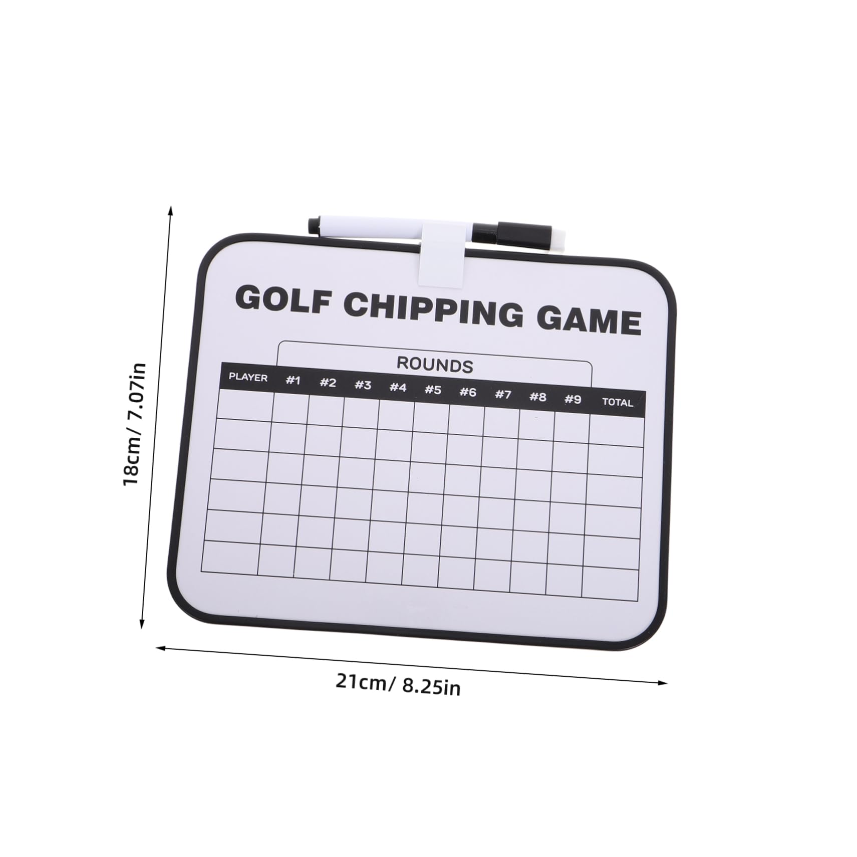 BESPORTBLE Golf Scorecard Holder Whiteboard Plastic Erasable Board for Easy Training