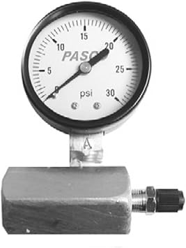 Pasco 1421 100-Pound Gas Test Gauge Assembly