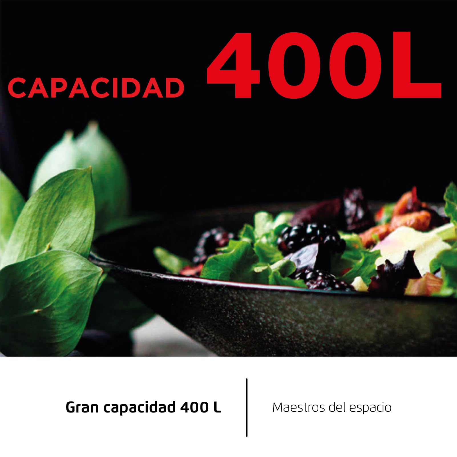Corberó - Frigorífico Combi | CCHGL186NFN | 400 Litros | 187 cm | No Frost | Funciones Super, ECO y Vacaciones | Fresh Box | Cristal Negro