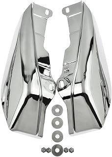 YHMTIVTU Mid-Frame Air Deflector Heat Shield Fits for Touring Road King Street Glide Electra Glide 2009-2016 Chrome